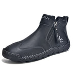 🥇#1 Best-Selling Men's Orthopedic Leather Boots – Waterproof, Arch Support, Slip-Resistant, All-Day Comfort, Pain Relief