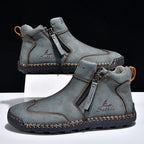🥇#1 Best-Selling Men's Orthopedic Leather Boots – Waterproof, Arch Support, Slip-Resistant, All-Day Comfort, Pain Relief