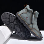🥇#1 Best-Selling Men's Orthopedic Leather Boots – Waterproof, Arch Support, Slip-Resistant, All-Day Comfort, Pain Relief