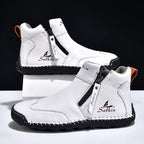 🥇#1 Best-Selling Men's Orthopedic Leather Boots – Waterproof, Arch Support, Slip-Resistant, All-Day Comfort, Pain Relief