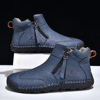🥇#1 Best-Selling Men's Orthopedic Leather Boots – Waterproof, Arch Support, Slip-Resistant, All-Day Comfort, Pain Relief
