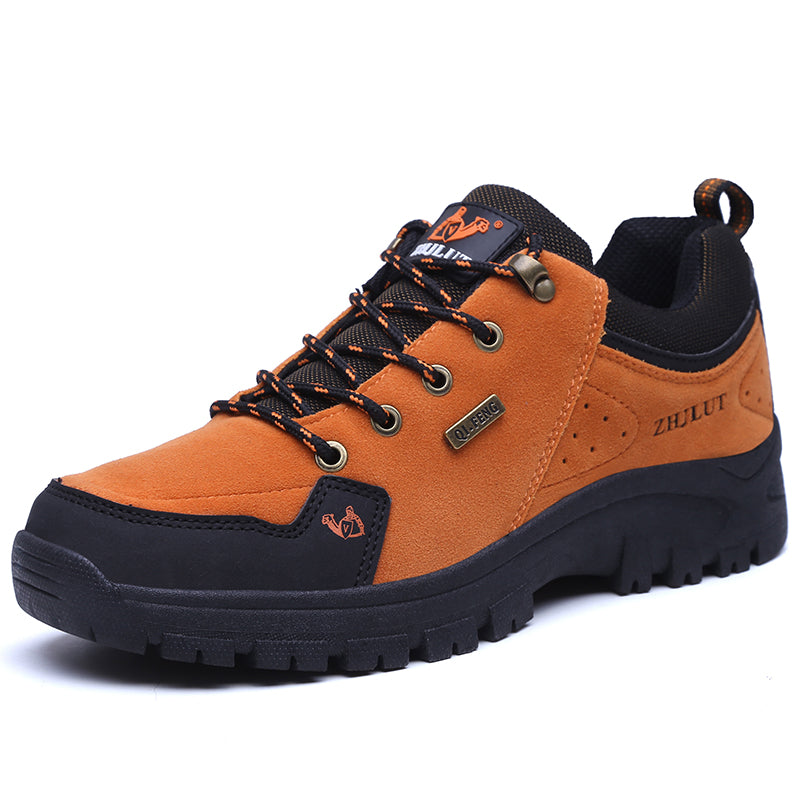 Men’s Steel Toe Hiking Work Shoes – Puncture-Resistant, Lightweight, Slip-Resistant & Durable for Outdoor Work