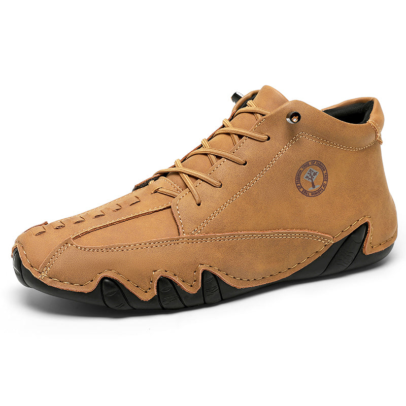 ⏰Limited Time Sale 70% OFF– Mens Casual Driving Shoes-Wide Toe, Arch Support, Waterproof, Pressure Relief Walking Sneakers
