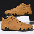 ⏰Limited Time Sale 70% OFF– Mens Casual Driving Shoes-Wide Toe, Arch Support, Waterproof, Pressure Relief Walking Sneakers