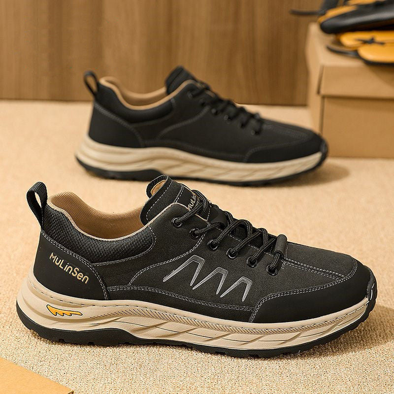 ⏰Limited-Time 70% OFF – Men's Orthopedic Hiking Shoes - Slip-Resistant, Waterproof, Wide Toe Box with Arch Support