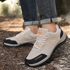 Men's Mesh Hiking Shoes - Lace-Up, Enhanced Support, Wide Toe Box with Arch Support