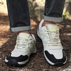 Men's Mesh Hiking Shoes - Lace-Up, Enhanced Support, Wide Toe Box with Arch Support