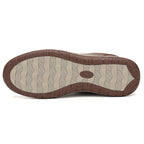 Men's Genuine Leather Walking Shoes - Lace-Up, Maximum Support, Wide Toe Box with Arch Support