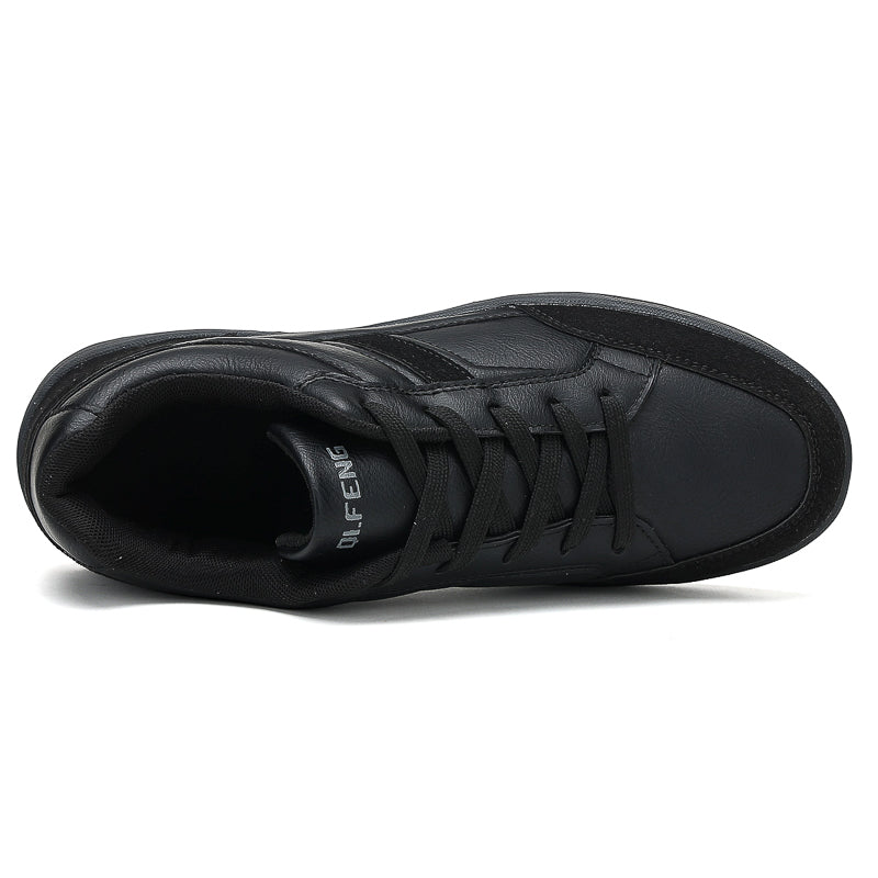 Men's Genuine Leather Walking Shoes - Lace-Up, Maximum Support, Wide Toe Box with Arch Support
