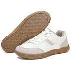 Men's Genuine Leather Walking Shoes - Lace-Up, Maximum Support, Wide Toe Box with Arch Support