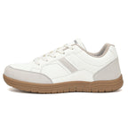 Men's Genuine Leather Walking Shoes - Lace-Up, Maximum Support, Wide Toe Box with Arch Support