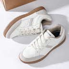 Men's Genuine Leather Walking Shoes - Lace-Up, Maximum Support, Wide Toe Box with Arch Support