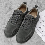 ⏰Limited-Time 70% OFF –Men's Suede Orthotic Walking Shoes -Waterproof, Wide Toe Box with Arch Support