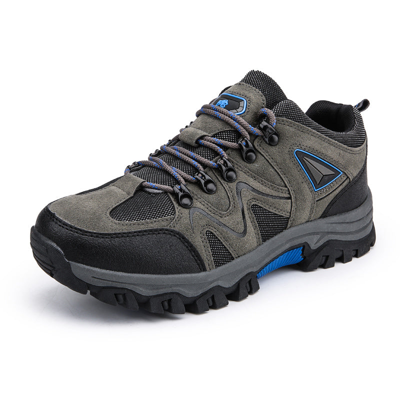 ⏰Limited-Time 70% OFF –Men's Suede Hiking Shoes - Lace-Up, Breathable, Slip-Resistant, Wide Toe Box with Arch Support