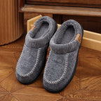 ⏰Limited-Time 70% OFF –Men's Suede Slippers - Waterproof, Warm Lining, Arch Support, Lightweight