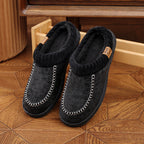 ⏰Limited-Time 70% OFF –Men's Suede Slippers - Waterproof, Warm Lining, Arch Support, Lightweight