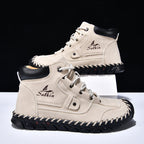 (⏰ 70% OFF – Limited Time Offer) Men’s Comfortable Orthopedic Leather Boots – Arch Support, Shock Absorbing, Wide Toe, Waterproof, Anti-Slip, Breathable, Lightweight & Handmade for Everyday & Outdoor Wear