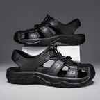 (⏰Limited Time Sale 70% OFF 🔥) Men’s Closed-Toe Outdoor Sandals – Breathable, Non-Slip, Work-Ready Shoes with Arch Support for Hiking, Water, and Daily Wear