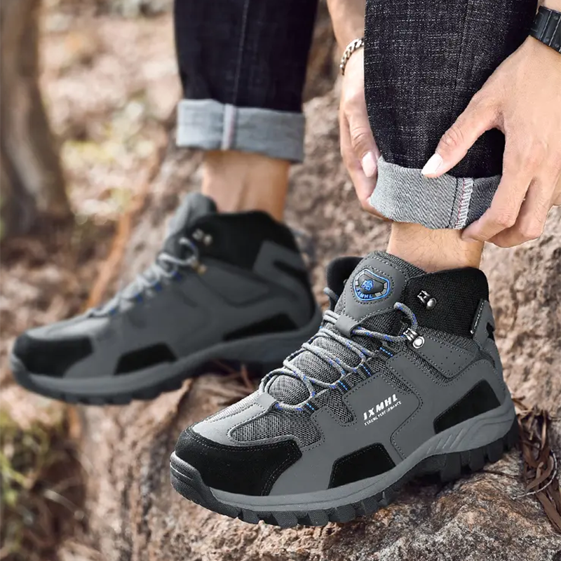 (⏰ Limited Time Sale 70% OFF 🔥) Men's Waterproof Hiking Boots - Breathable Quick-Dry Upper,Mountain Trekking & Outdoor Adventures | All-Terrain Grip & Abrasion-Proof