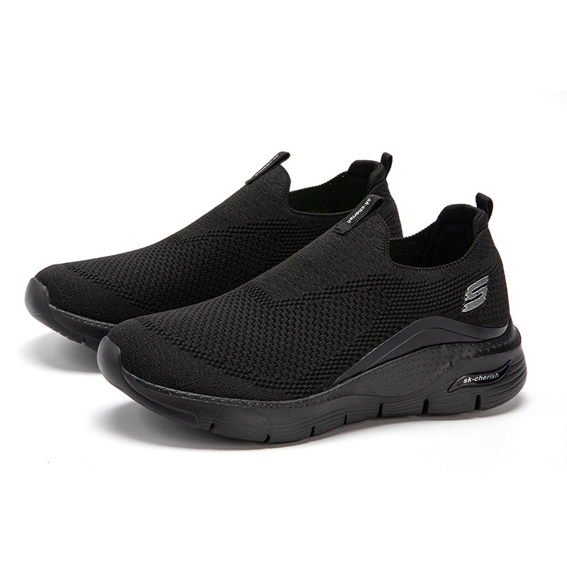 （🔥Big-Brand Comfort – 70% OFF Sale🔥）Men’s Wide Orthopedic Comfort Work Shoes – Lightweight Arch Support for Walking & Casual Wear