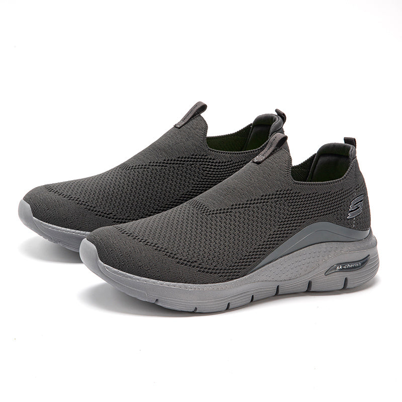 （🔥Big-Brand Comfort – 70% OFF Sale🔥）Men’s Wide Orthopedic Comfort Work Shoes – Lightweight Arch Support for Walking & Casual Wear