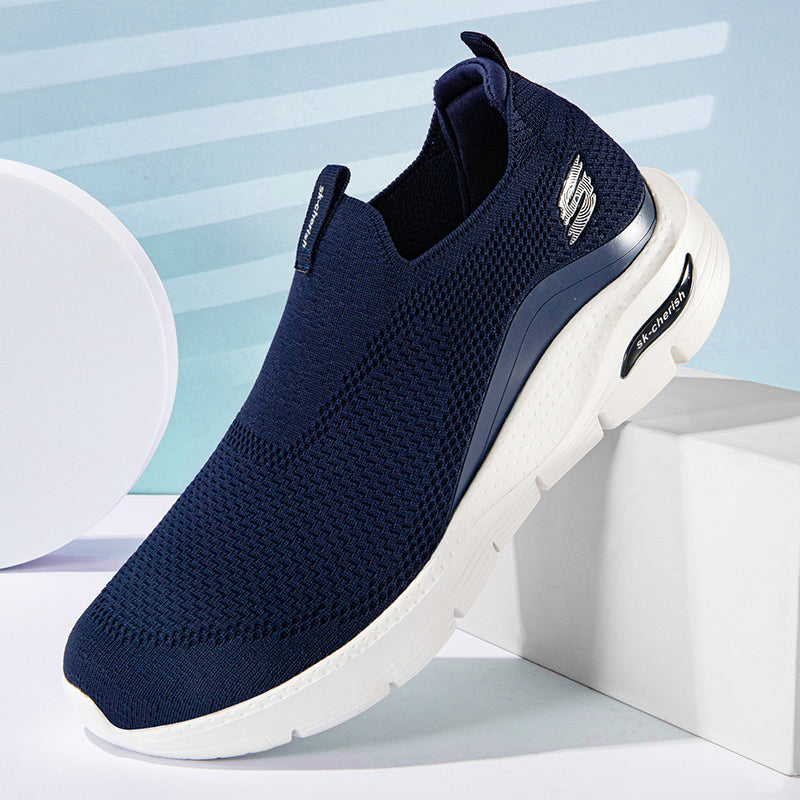 （🔥Big-Brand Comfort – 70% OFF Sale🔥）Men’s Wide Orthopedic Comfort Work Shoes – Lightweight Arch Support for Walking & Casual Wear