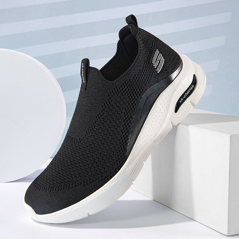 （🔥Big-Brand Comfort – 70% OFF Sale🔥）Men’s Wide Orthopedic Comfort Work Shoes – Lightweight Arch Support for Walking & Casual Wear