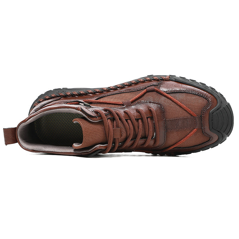 Men’s Sneakers – Trail Running, Walking & Hiking Shoes | Breathable, Anti-Slip, Puncture-Proof, Wide Toe Box, Ankle Support
