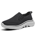 Men‘s’ Slip-On Running Walking Shoes - Zero Laces Comfort, Non-Slip Traction & Cushioned Support
