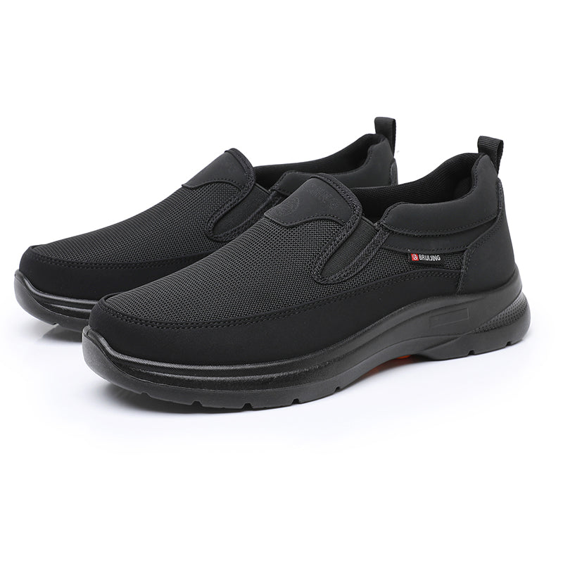 Men's Slip-On Breathable Running Shoes with Arch Support Walking Sneakers