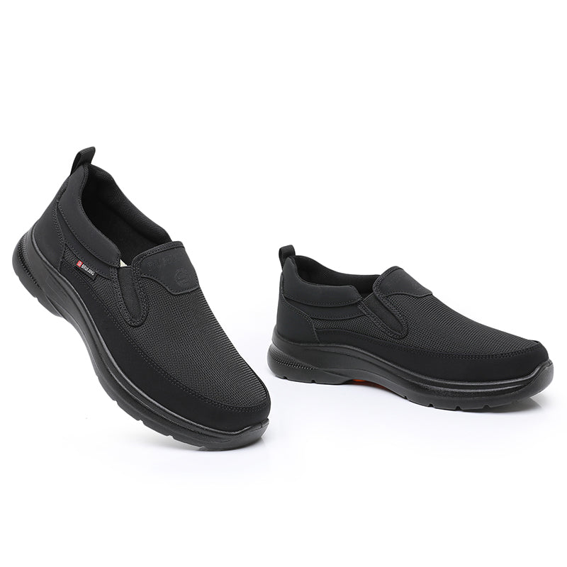 Men's Slip-On Breathable Running Shoes with Arch Support Walking Sneakers