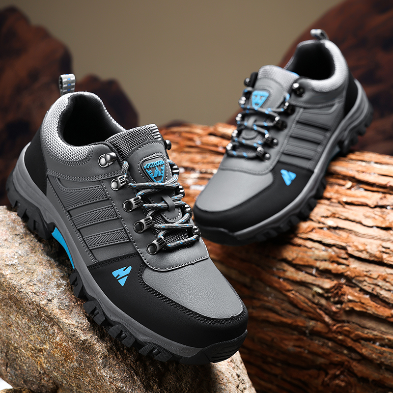 (💥Hot-Selling : 70% OFF Sale!🔥) Men’s Leather Hiking & Outdoor Shoes – Orthopedic Comfort, Non-Slip, Lightweight, Breathable, Durable 3 Years