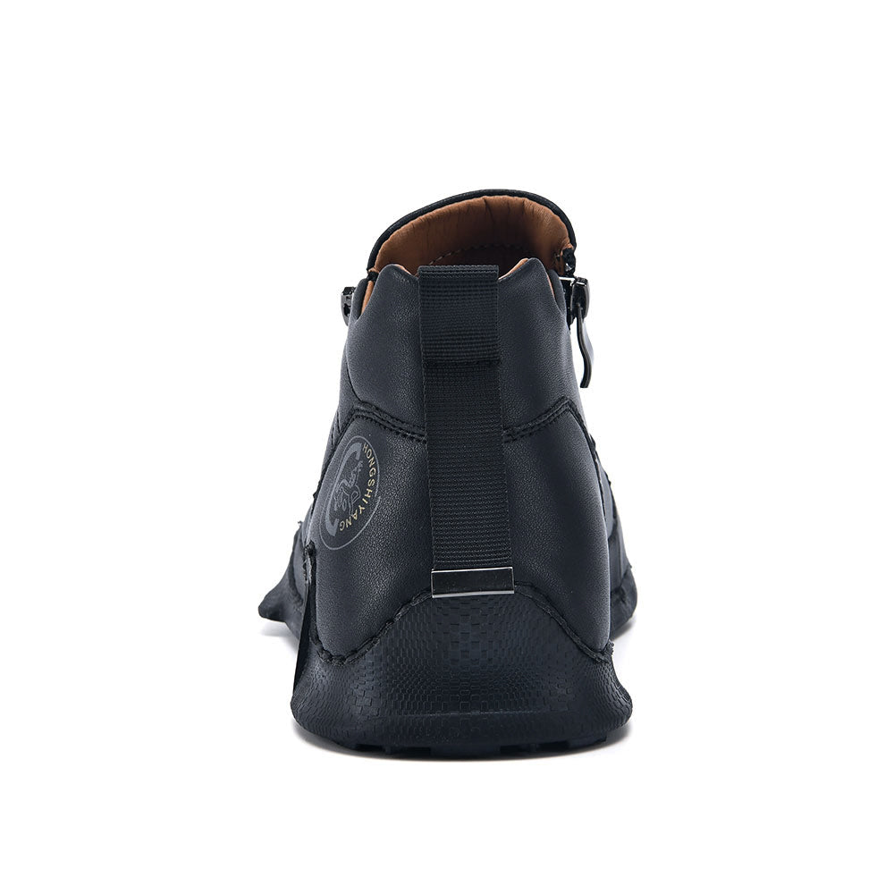 🔥Last Day Promotion 70% OFF 🎁 -Men's Waterproof Orthopedic Walking Shoes, Improve Posture, Pain Free, Easy On Off, For Riding Driving and Daily Commutes