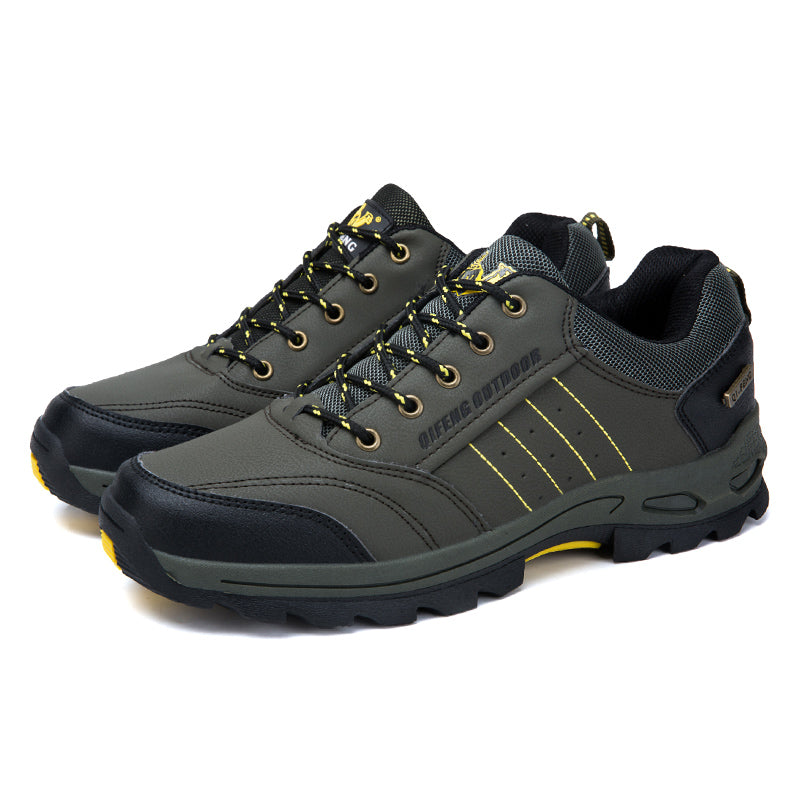 (💥Hot-Selling : 70% OFF Sale!🔥)Men’s Leather Hiking & Outdoor Shoes – Orthopedic Comfort, Non-Slip, Lightweight, Breathable, Durable 3 Years