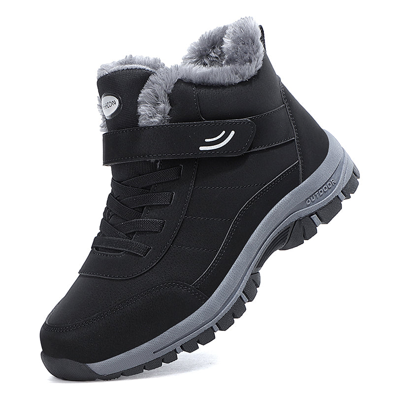 Men’s Waterproof Winter Boots | Warm Lining, Non-Slip Sole, Wide Fit
