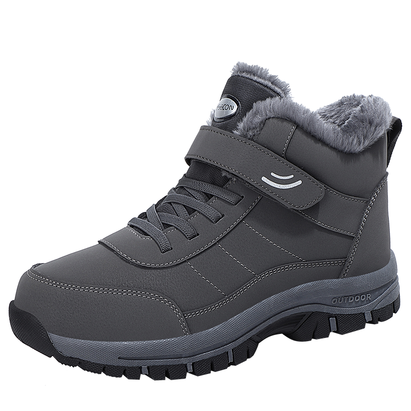 Men’s Waterproof Winter Boots | Warm Lining, Non-Slip Sole, Wide Fit