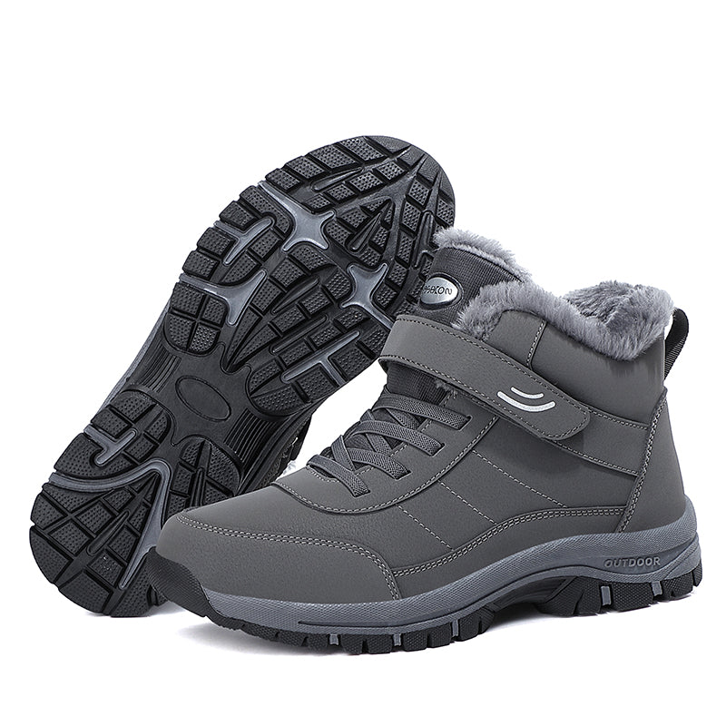 Men’s Waterproof Winter Boots | Warm Lining, Non-Slip Sole, Wide Fit