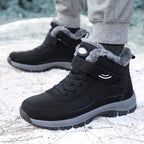 Men’s Waterproof Winter Boots | Warm Lining, Non-Slip Sole, Wide Fit
