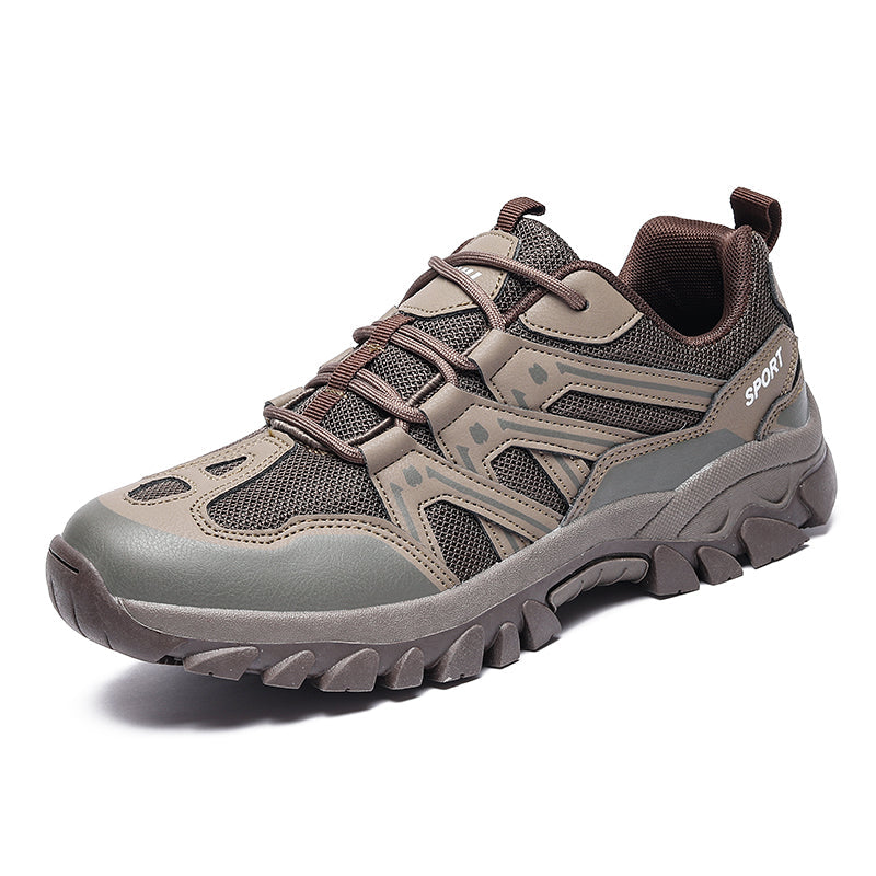 Men’s Trail Hiking Shoes – Lightweight Breathable Quick-Dry, Multi-Terrain Grip, Arch-Support Cushioning, Protective Toe