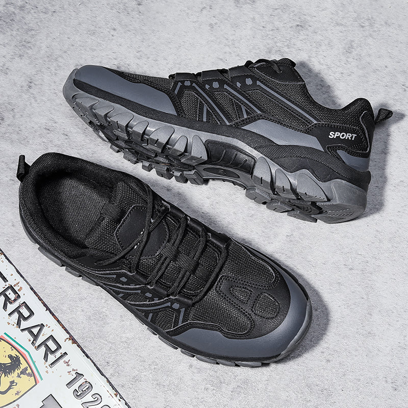 Men’s Trail Hiking Shoes – Lightweight Breathable Quick-Dry, Multi-Terrain Grip, Arch-Support Cushioning, Protective Toe