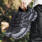 Men’s Trail Hiking Shoes – Lightweight Breathable Quick-Dry, Multi-Terrain Grip, Arch-Support Cushioning, Protective Toe