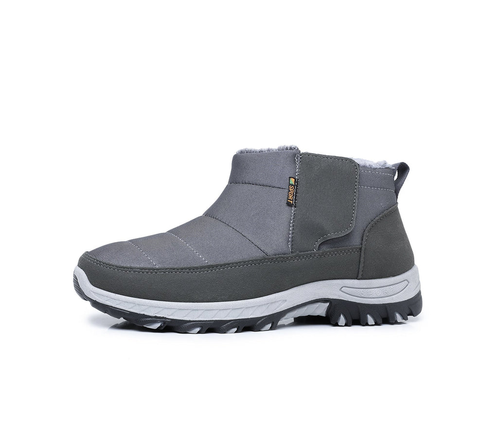 Unisex Fall/Winter Thermal-Lined Snow Boots – Waterproof, Non-Slip All-Terrain Hiking & Casual Shoes with Arch Support