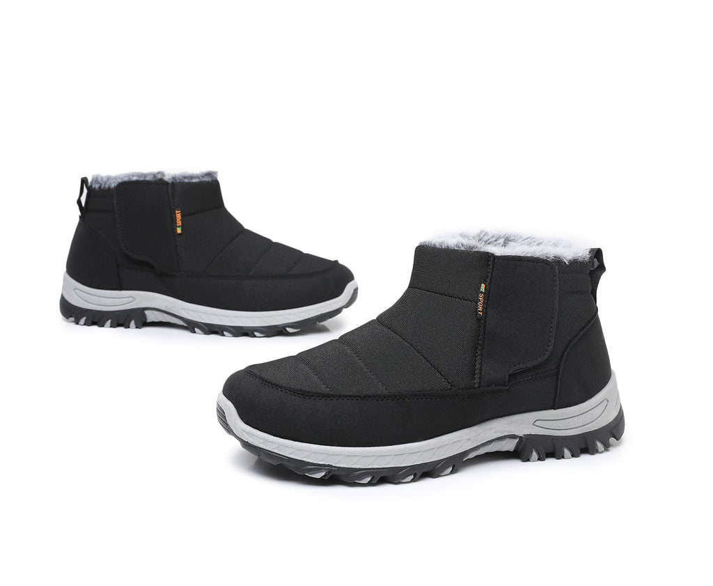 Unisex Fall/Winter Thermal-Lined Snow Boots – Waterproof, Non-Slip All-Terrain Hiking & Casual Shoes with Arch Support