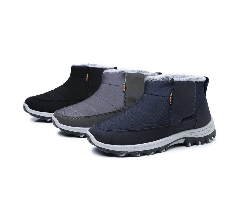 Unisex Fall/Winter Thermal-Lined Snow Boots – Waterproof, Non-Slip All-Terrain Hiking & Casual Shoes with Arch Support