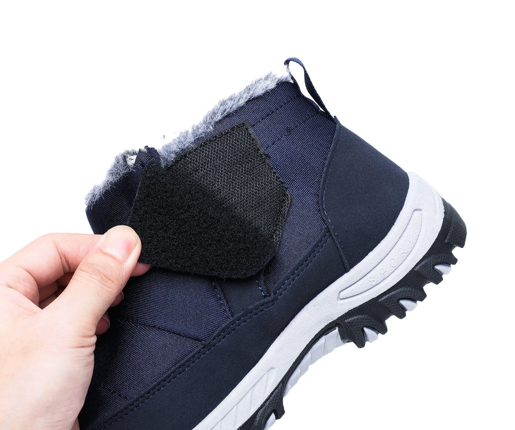 Unisex Fall/Winter Thermal-Lined Snow Boots – Waterproof, Non-Slip All-Terrain Hiking & Casual Shoes with Arch Support