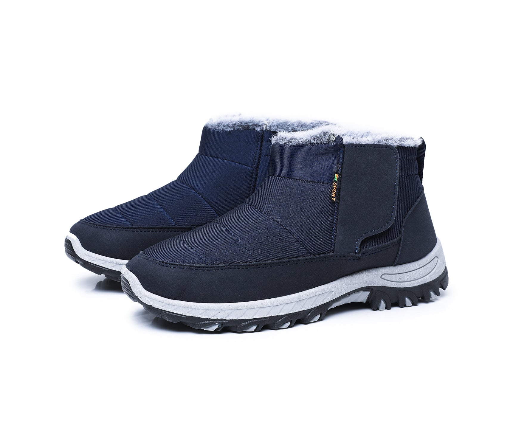Unisex Fall/Winter Thermal-Lined Snow Boots – Waterproof, Non-Slip All-Terrain Hiking & Casual Shoes with Arch Support