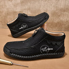 Men's Vintage Outdoor Work Boots – Orthopedic Comfort, Handcrafted Stitching, Waterproof & Non-Slip, Relieves Foot Pain