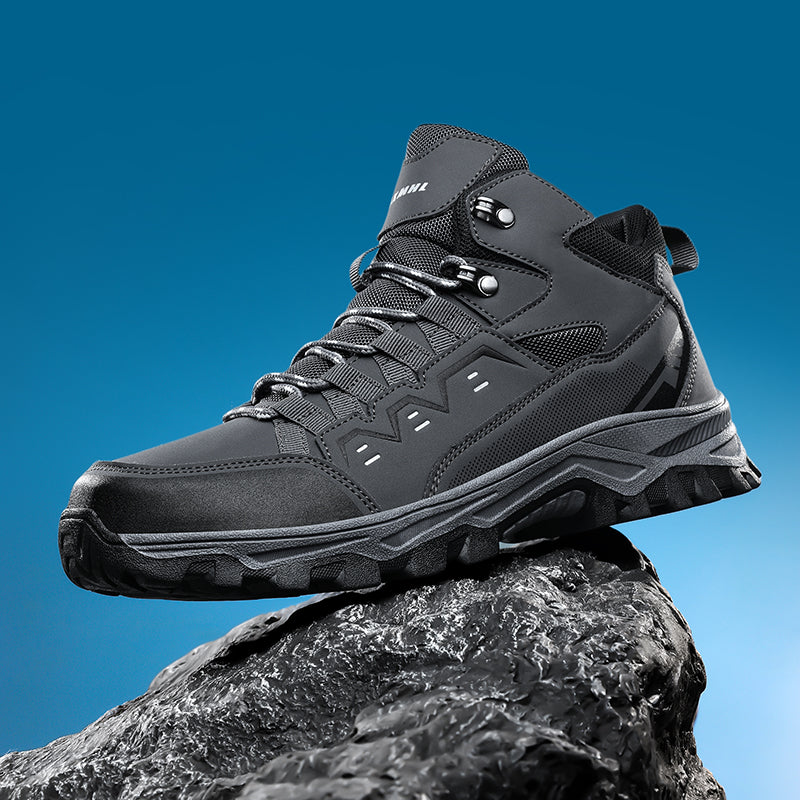 Orthopedic Hiking Boots for Men – Waterproof, Arch Support, Pain-Relief Comfort for Plantar Fasciitis & Foot Ailments