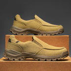 Men's Comfortable Non-Slip Pigskin Slip-On Casual Walking Shoes Outdoor Sports Shoes