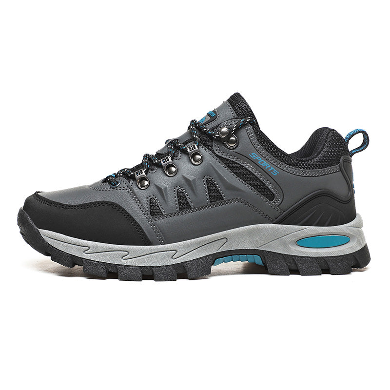 Men's Outdoor Hiking Work Boots - Slip-Resistant & Abrasion-Proof for Mountain/Construction